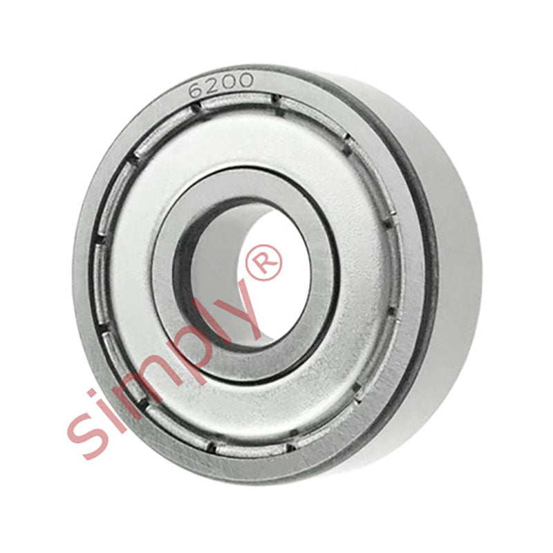 6200ZZC3 Budget Metal Shielded Deep Groove Ball Bearing 10x30x9mm