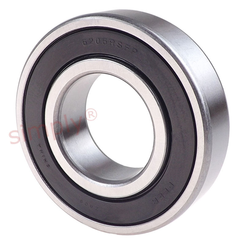 Major Brand 62062RSFP TURFXTREME Lawn and Garden High Rubber Sealed Deep Groove Ball Bearing 30x62x16mm