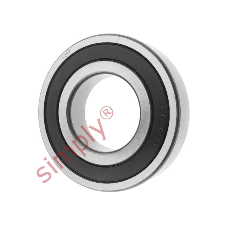 62072RSC3 Budget Rubber Sealed Deep Groove Ball Bearing 35x72x17mm