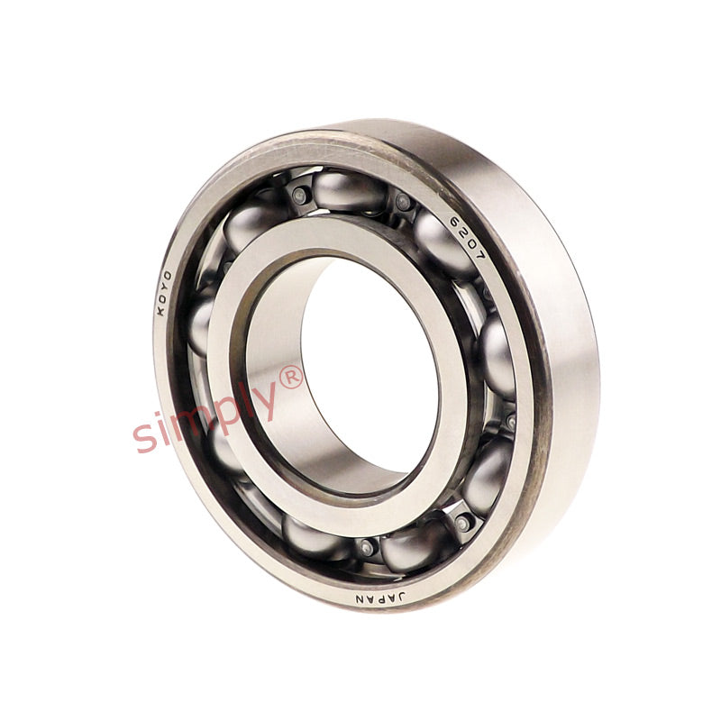 KOYO 6207 Open Deep Groove Ball Bearing 35x72x17mm