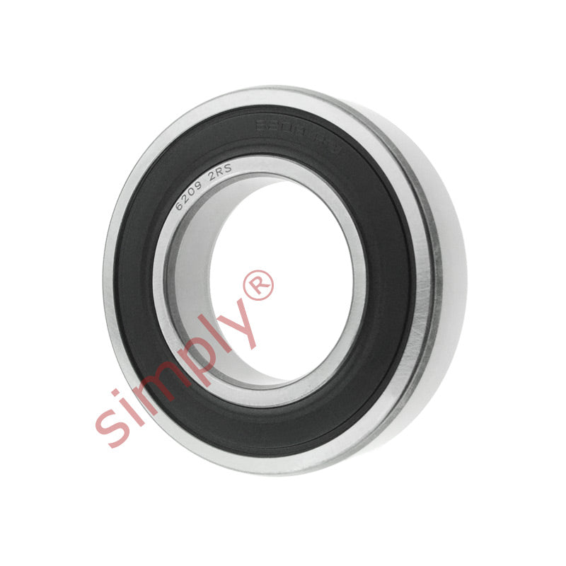 62092RSC3 Budget Rubber Sealed Deep Groove Ball Bearing 45x85x19mm