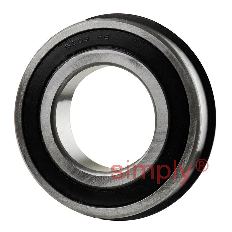 62092RSNR Budget Rubber Sealed Deep Groove Ball Bearing with Snap Ring 45x85x19mm 