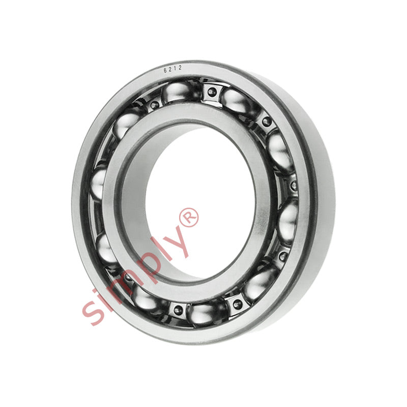 6212 Budget Open Type Deep Groove Ball Bearing 60x110x22mm