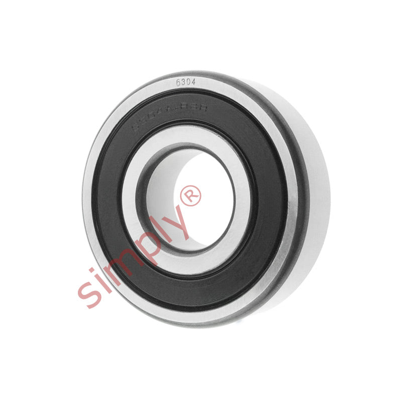 63042RSC3 Budget Rubber Sealed Deep Groove Ball Bearing 20x52x15mm