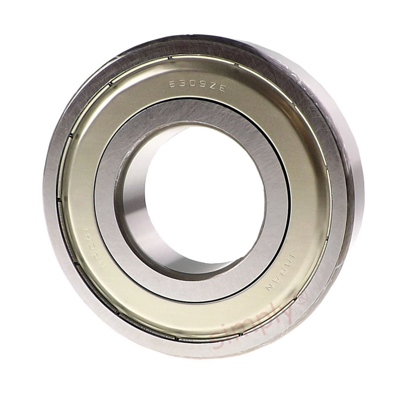 NACHI 6309ZZE Metal Shielded Deep Groove Ball Bearing 45x100x25mm