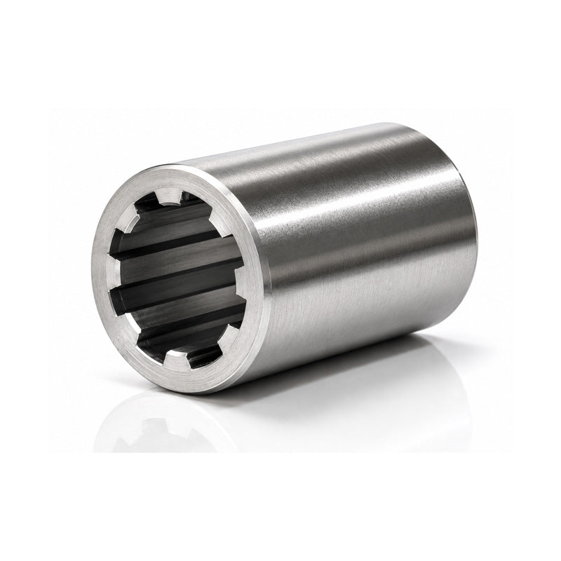 Branded SPHST38X32X6 Metric Stainless Steel Splined Bush with 8 Splines 32x49.7x40mm - Allow 2-3 Days