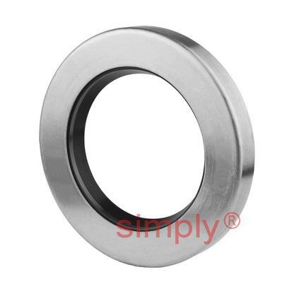 2.37x3.87x0.5 inch Totally Metal Encased Nitrile Rubber Rotary Shaft Oil Seal with Garter Spring R1 / WC Style