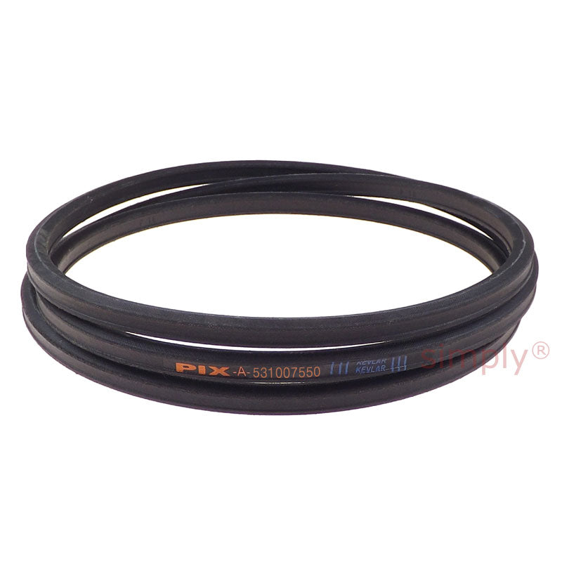 A-531007550 Lawn and Garden Machinery Double Angle V-Belt Fits Husqvarna