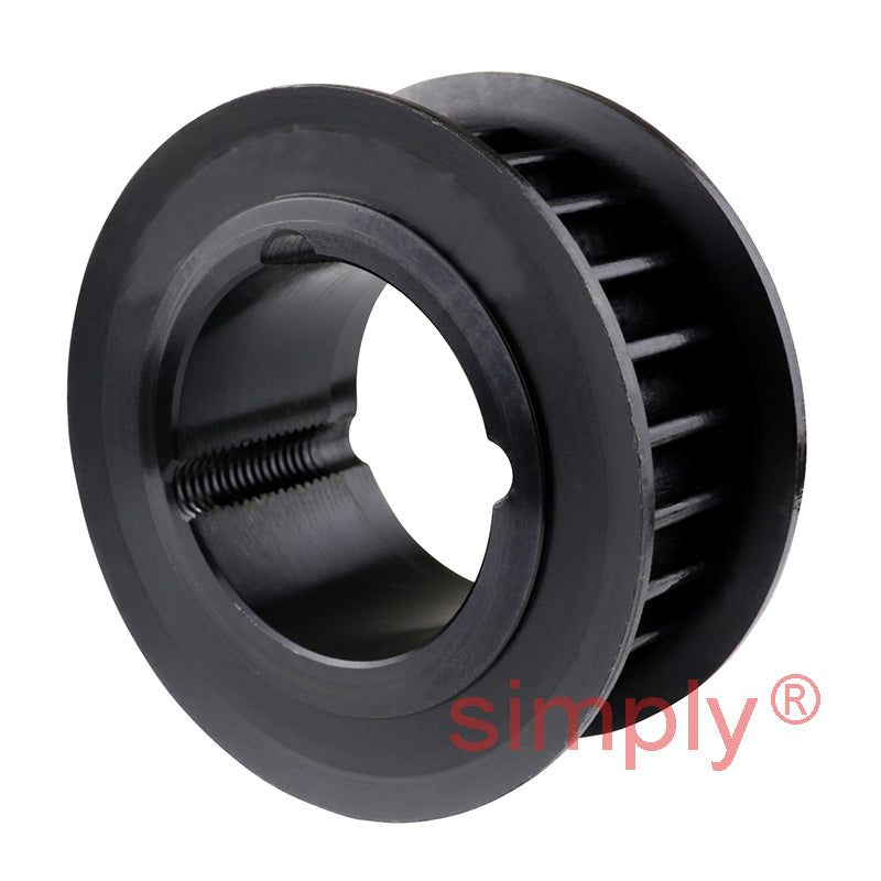 Drive-Flex TL38-14M-85F - 14mm Pitch 38 Tooth Flanged HTD Type Steel  Taper Bore Timing Pulley for 85mm Wide Belts