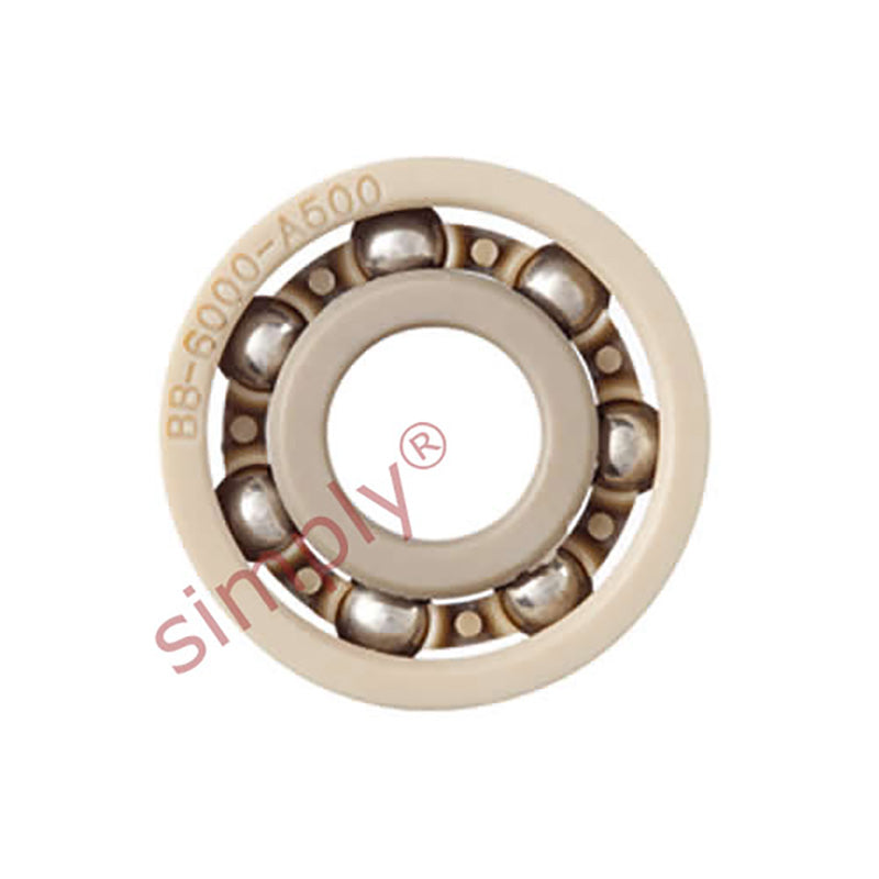 xiros xirodur BB623A50070ES Open Type Polymer Ball Bearing with PEEK Cage and Stainless Steel Balls 3x10x4mm - Allow 2-3 Days