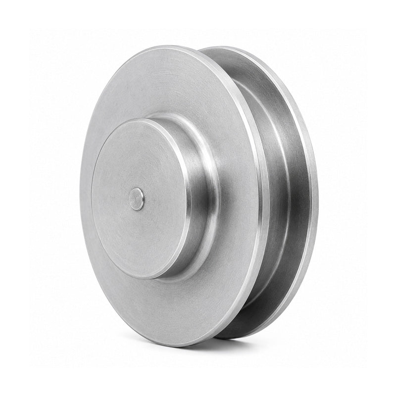 SPZ Section Un-Bored Aluminium Pulley with 1 Groove 50mm Pitch Diameter