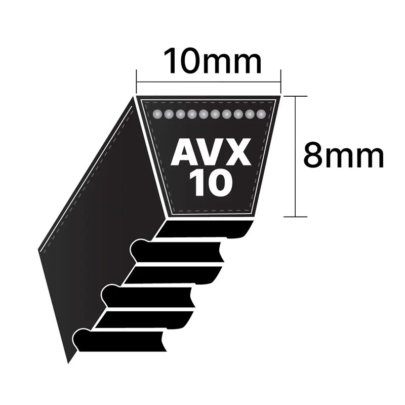 Major Brand AVX10x1090 AVX-Section Cogged V-Belt