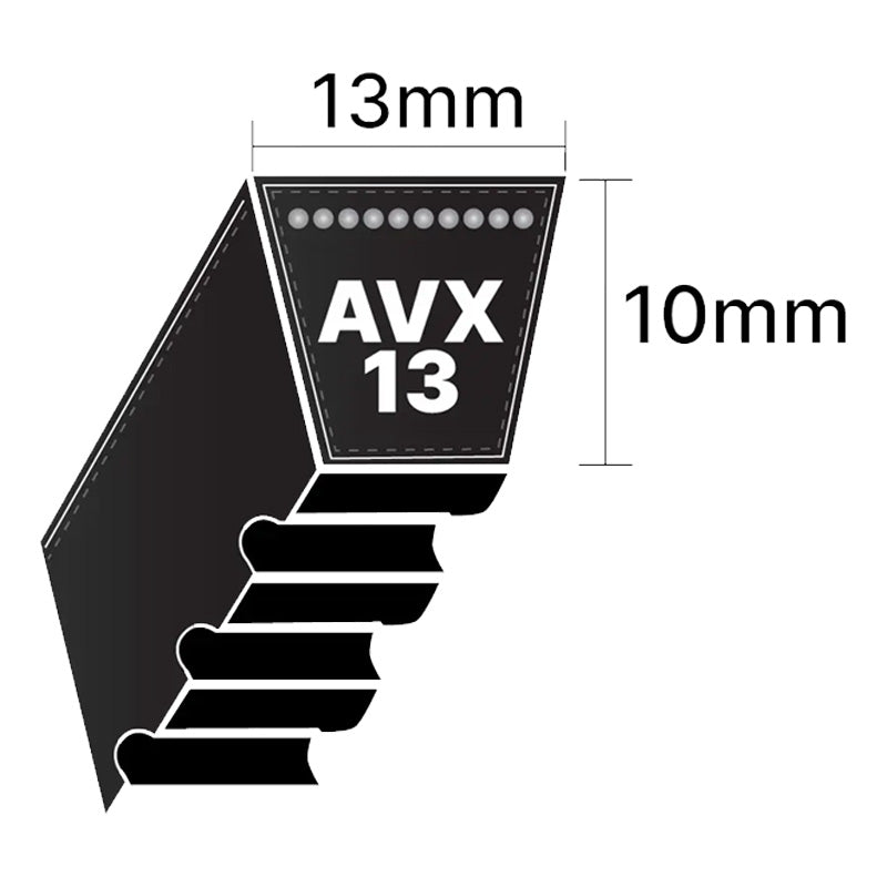 Pix AVX13x875 AVX-Section Cogged V-Belt