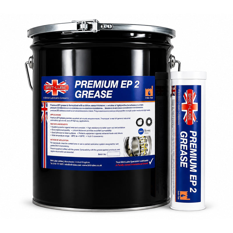 Brit-Lube Premium EP 2 High Load General Purpose Grease 12.5kg - Allow 2-3 Days