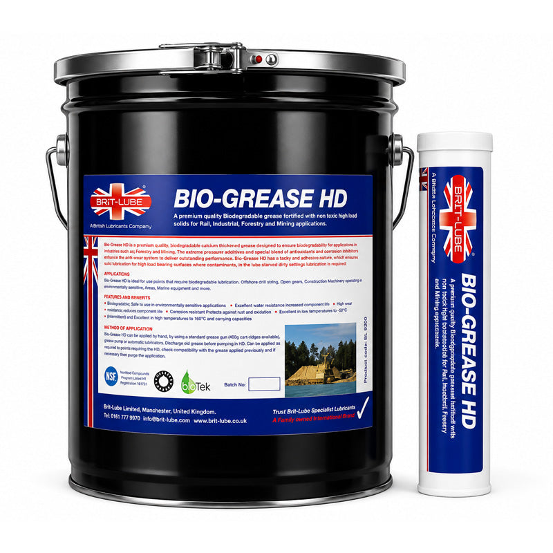 Brit-Lube Bio-Tek Biogrease HD 185kg - Allow 2-3 Days