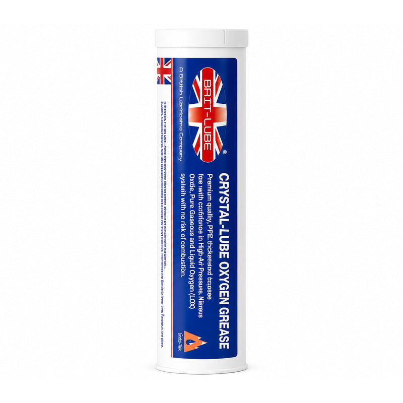Brit-Lube Crystal Lube PFPE Premium Quality Oxygen Compatible Grease 12.5kg - Allow 2-3 Days