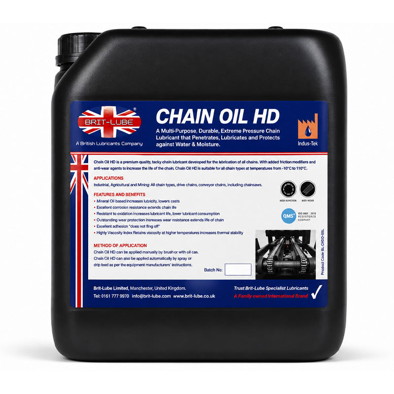 Brit-Lube Indu-Tek Chain Fluid HD 1 Litre - Allow 2-3 Days