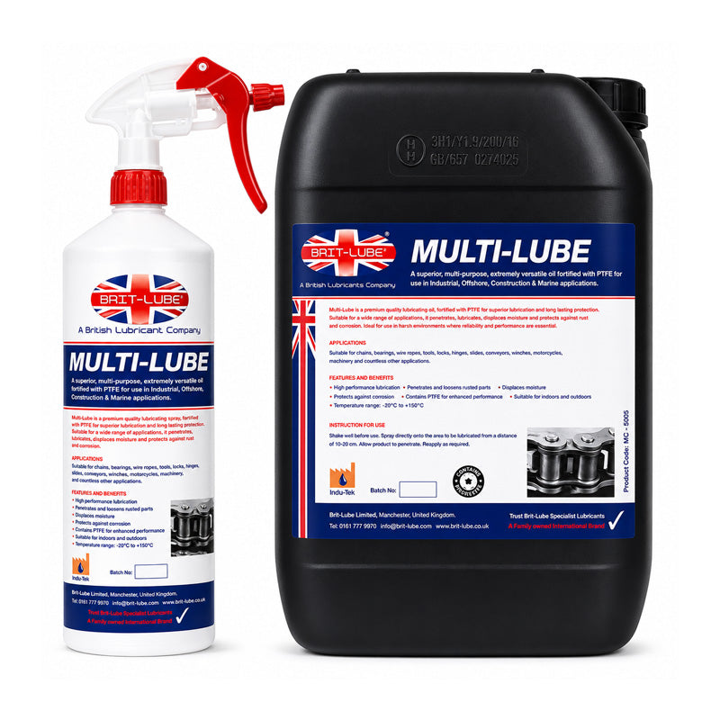 Brit-Lube Indu-Tek Multi-Lube 1 Litre - Allow 2-3 Days