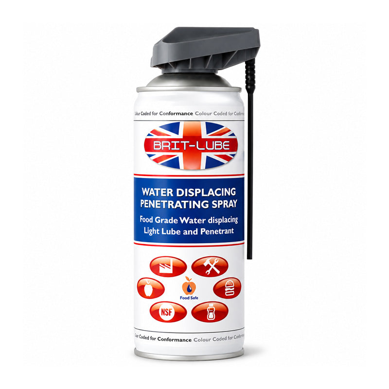Brit-Lube Food-Tek WD Penetrating Spray 400ml - Allow 2-3 Days
