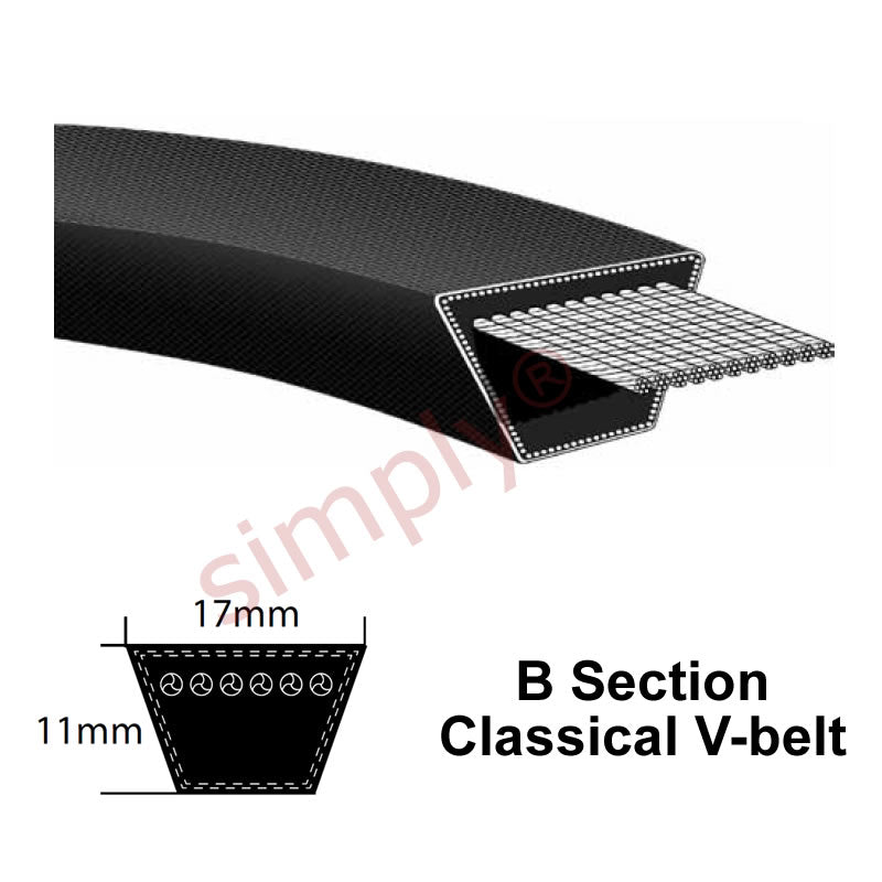 B127 Pix Classical B-Section Muscle V-Belt