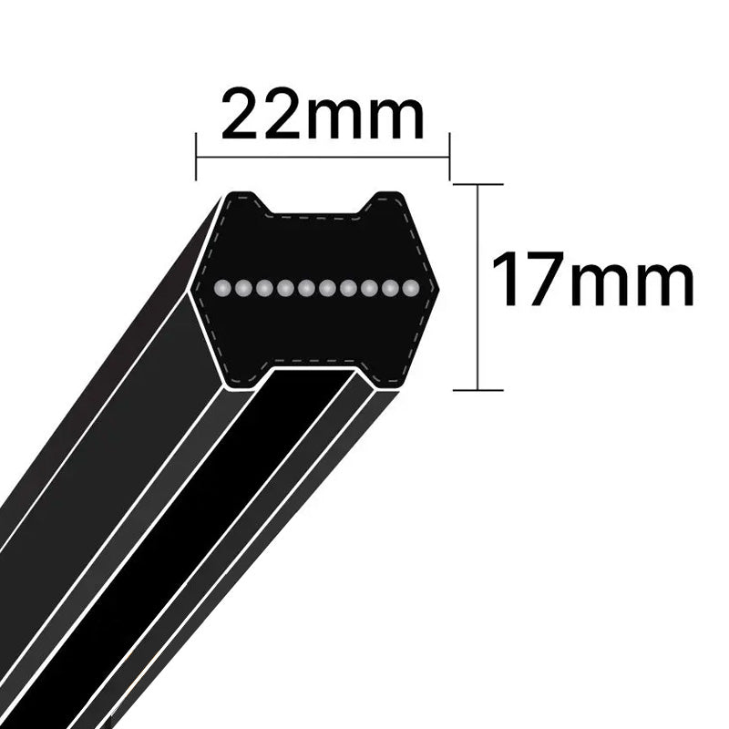 CC270 Pix Hexagon Section Double Sided V-Belt