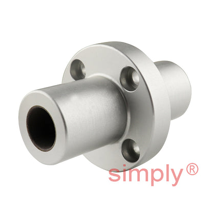 PBC CFPMR12 Metric Round Centre Flanged Double Ball Bushing with FrelonGold 12x41.8x61mm