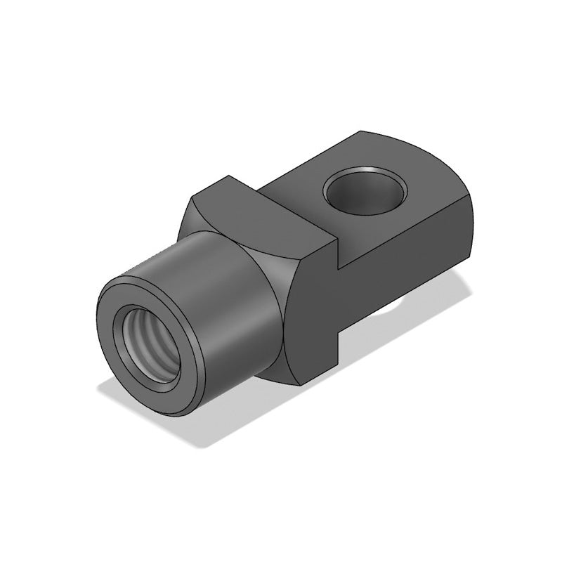 Chiavette AG8LHSS Left Hand Female Stainless Steel Clevis Mating Piece 8mm Bore M8x1.25 Thread - Allow 7-10 Days