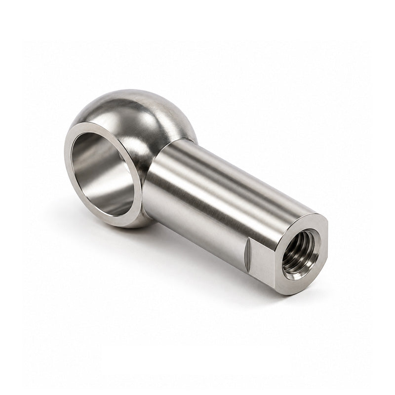 Chiavette A16SS Left Hand Stainless Steel Ball Socket with Internal Snap Ring 16mm Ball Diameter M10 Thread - Allow 2-3 Days
