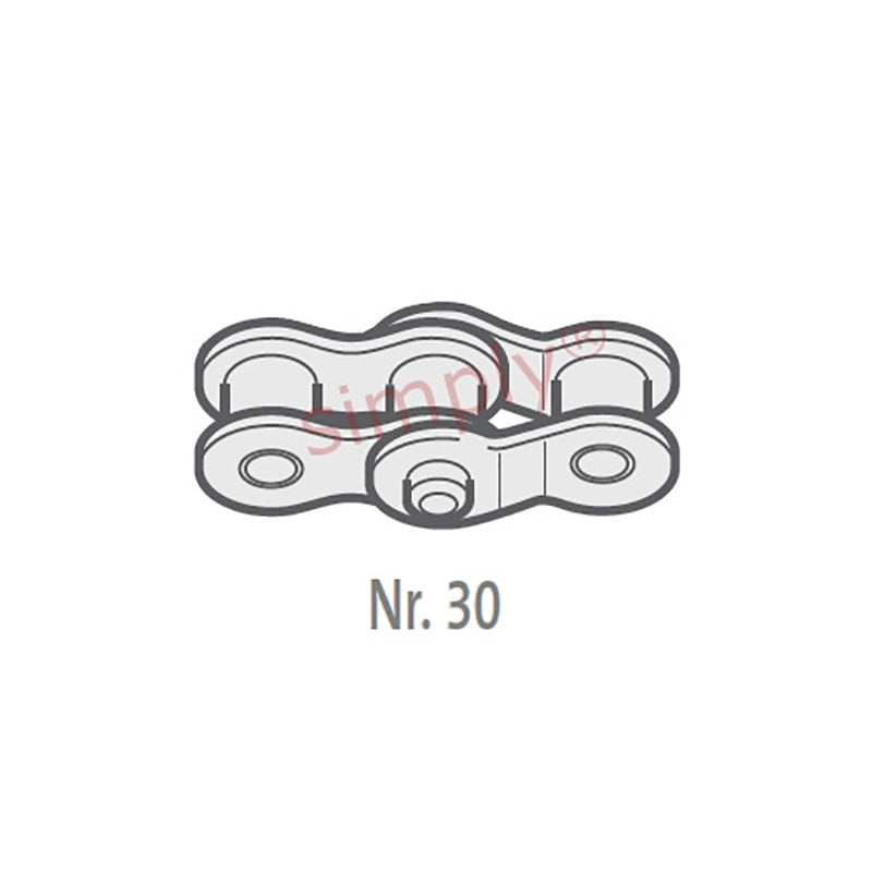 TYC 1/2 x 3/16 Inch Double Offset (Crank) Link Connector