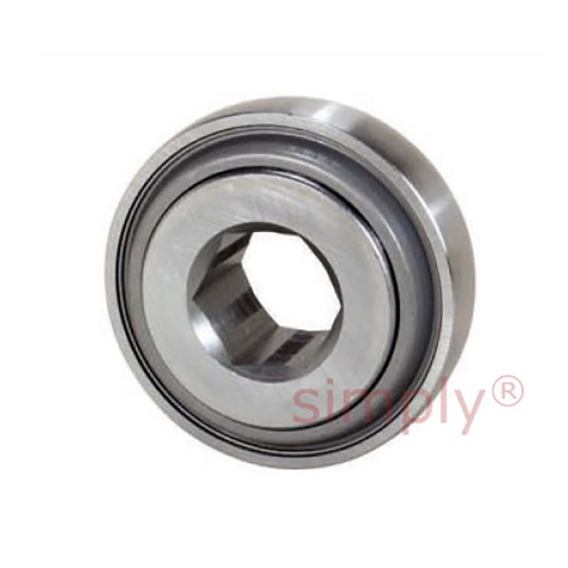 PEER 208KPPB52 Cleaning System Shaker Drive Shaft Hex Bore Bearing 1.125x3.1496x1.1024 inch