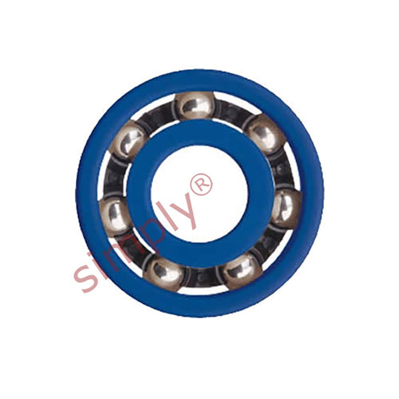 xiros xirodur BB608D18010ES Open Type Polymer Ball Bearing with PA Cage and Stainless Steel Balls 8x22x7mm - Allow 2-3 Days