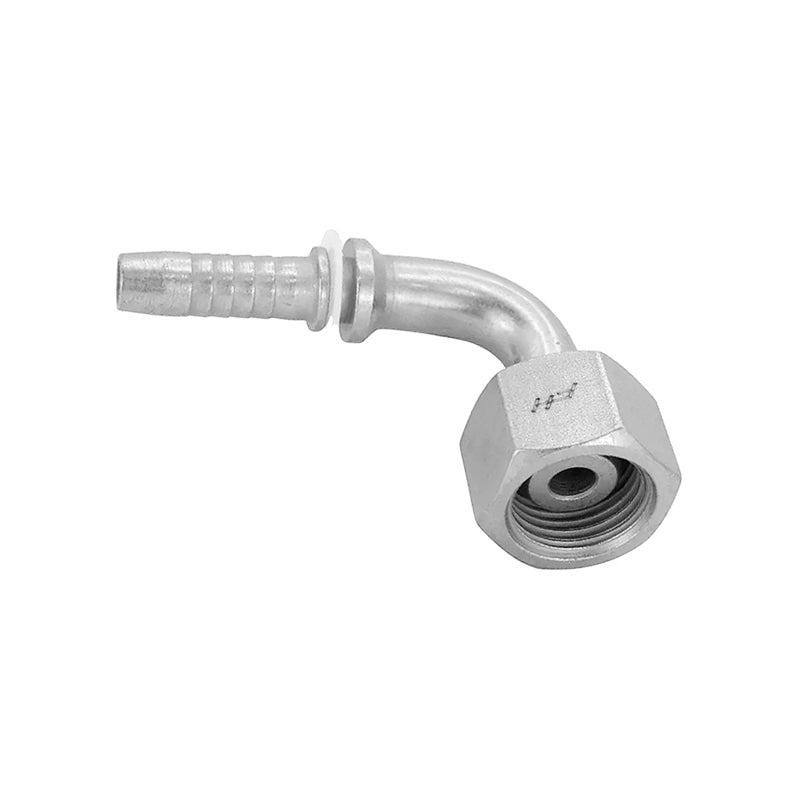 FLEXEQUIP/VOSS 1/2 inch BSP Female Two Piece Hose Fitting with 90 Degree Angle and 27mm Slip Nut - Allow 2-3 Days