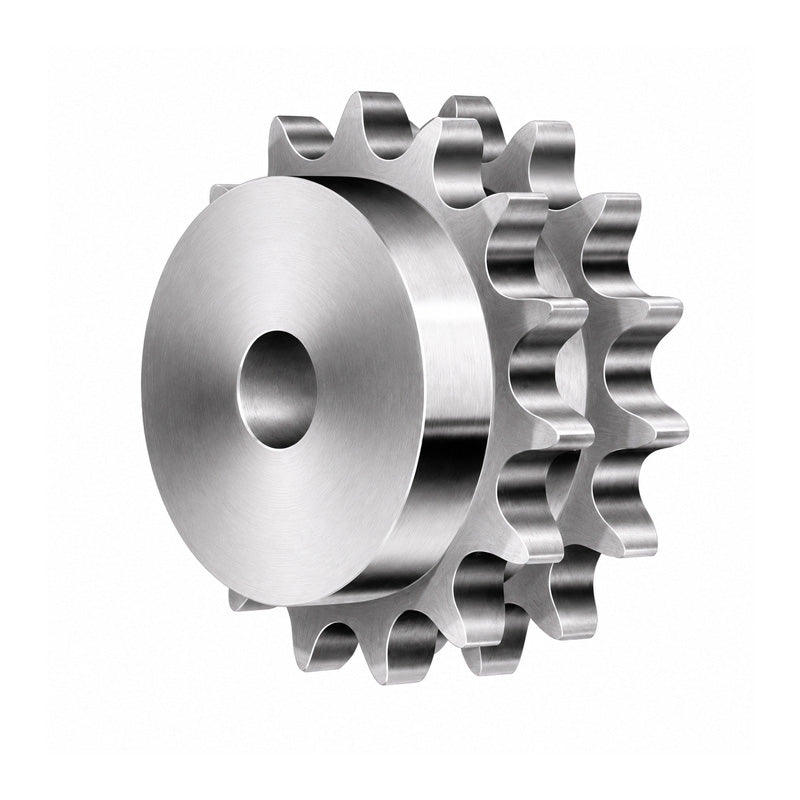 Drive-Flex 13 Tooth 16B Pilot Bore Double Simplex Sprocket for 1 inch Pitch Chain - Allow 2-3 Days