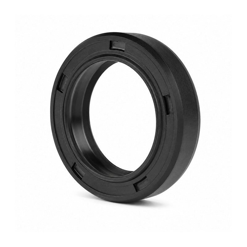 26x45x7mm Nitrile Rubber Double Lip Rotary Shaft Oil Seal with Garter Spring TC / R23