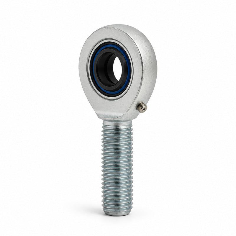 Durbal DSAL45ES-2RS Maintenance Required Left Hand Metric Steel Male Rod End with Seals M42x3 Thread