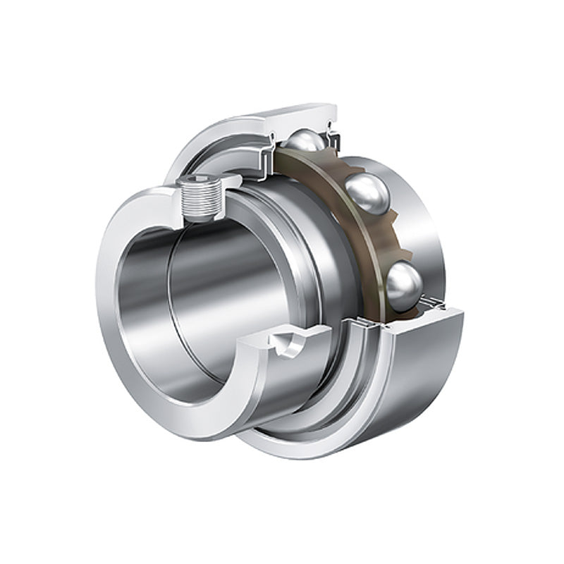 INA E40XLKLL Metric Parallel Outer Bearing Insert with L Seals and Eccentric Collar 40x80x56.5mm