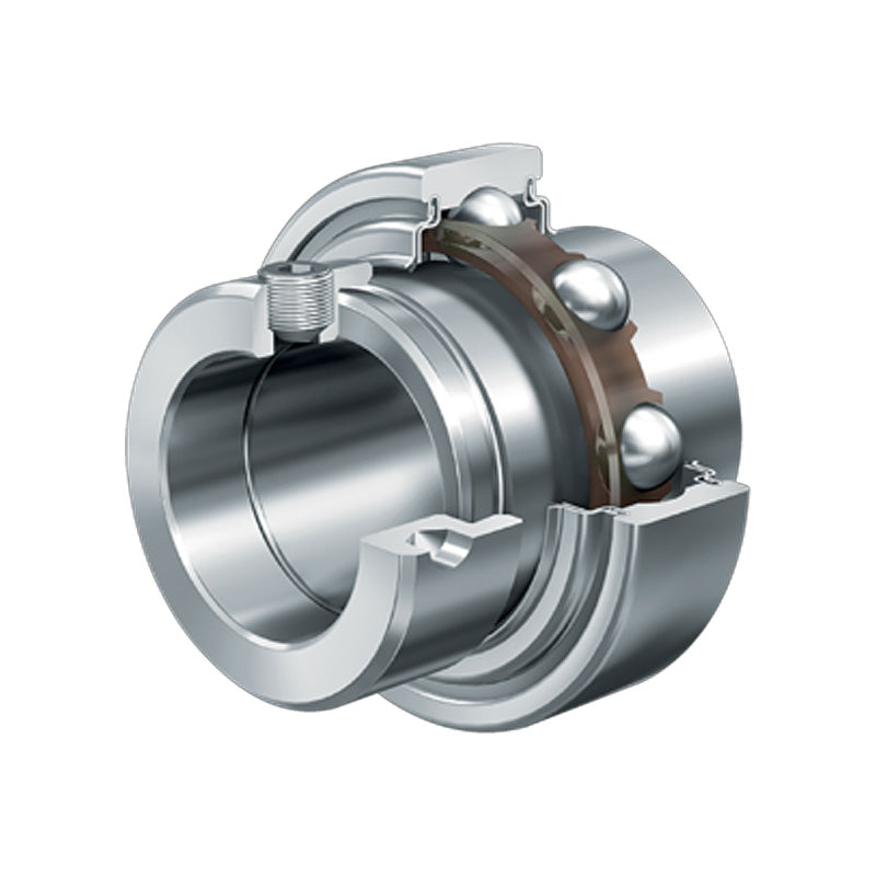 INA E45XLKRR Metric Parallel Outer Bearing Insert with R Seals and Eccentric Collar 45x85x56.5mm