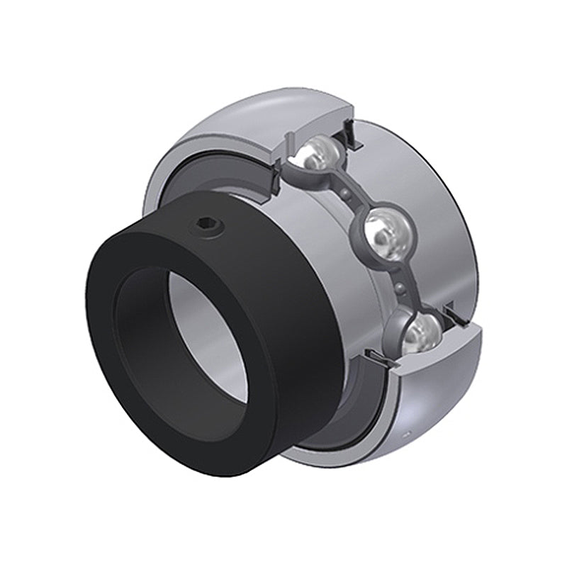 SNR EX207-21G2L4 Imperial Full Width Spherical Outer Bearing Insert 1-5/16 inch Bore 72mm Outside Diameter with Eccentric Collar and Multi Lip Seals - Allow 2-3 Days