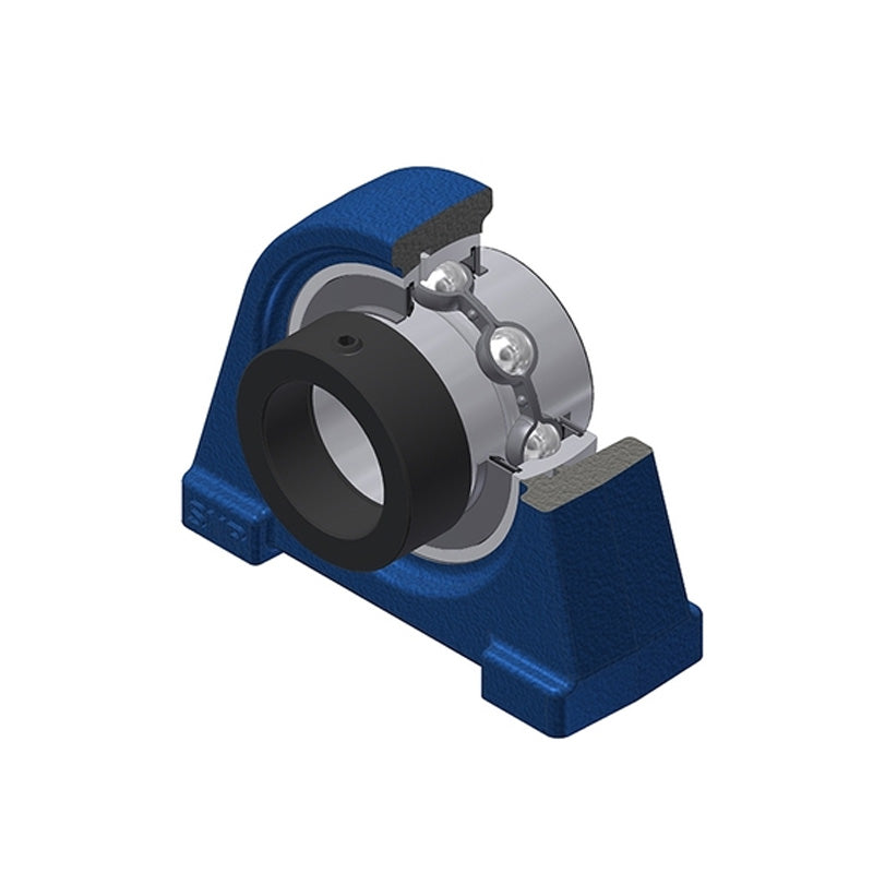 SNR EXPAE209N Threaded Base Small Footprint Metric Pillow / Plummer Block Housing with Eccentric Collar Insert 45mm Bore - Allow 2-3 Days