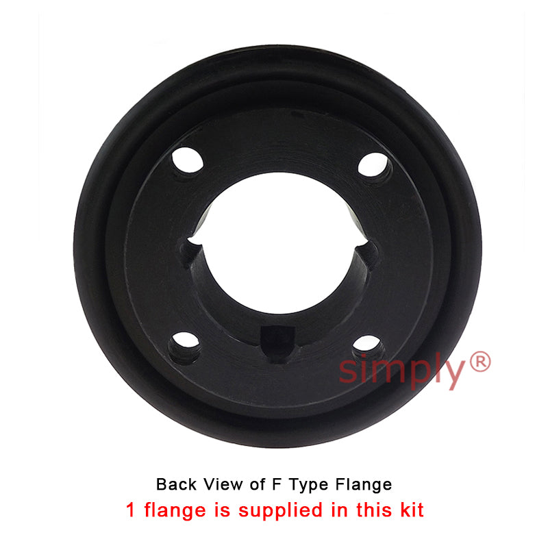 Major Brand F50H/F50F Inner/Outer Facing Taper Bores Type Tyre Drive Coupling Assembly with Fire Resistant Antistatic (F.R.A.S) Tyre
