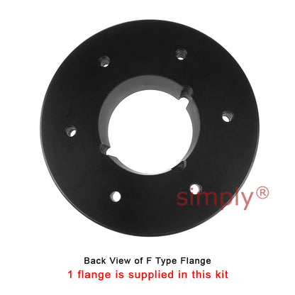 Major Brand F110H/F110F Inner/Outer Facing Taper Bores Type Tyre Drive Coupling Assembly with Natural Rubber Tyre