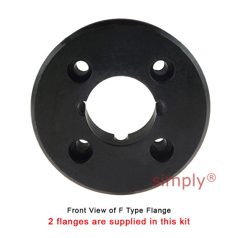 Major Brand F40F/F40F Inner Facing Taper Bores Type Tyre Drive Coupling Assembly with Fire Resistant Antistatic (F.R.A.S) Tyre