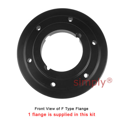 Major Brand F110F/F110B Inner Facing Taper Bore/Pilot Bored Tyre Drive Coupling Assembly with Fire Resistant Antistatic (F.R.A.S) Tyre