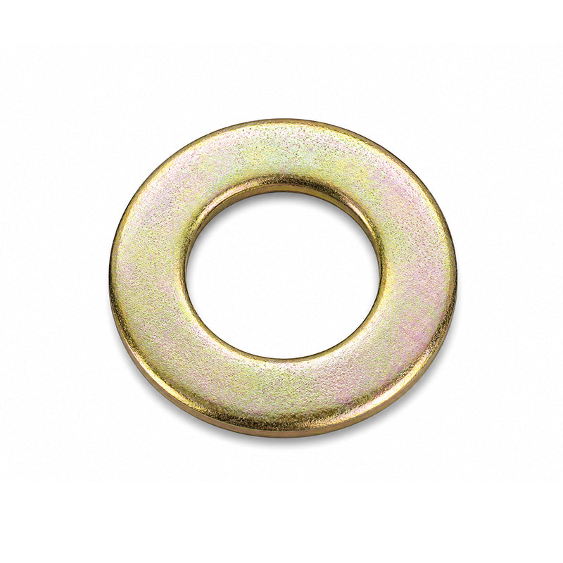Unifix M20x37x3mm Form A Flat Washer DIN 125A with Zinc and Yellow Finish - Allow 2-3 Days