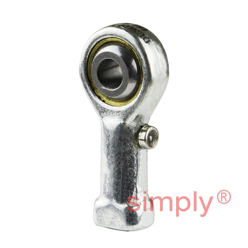 Branded FB-03 Right Hand Imperial Steel / Bronze Lined Maintenance Required Plain Female Rod End 3/16 UNF Thread - Allow 7-10 Days