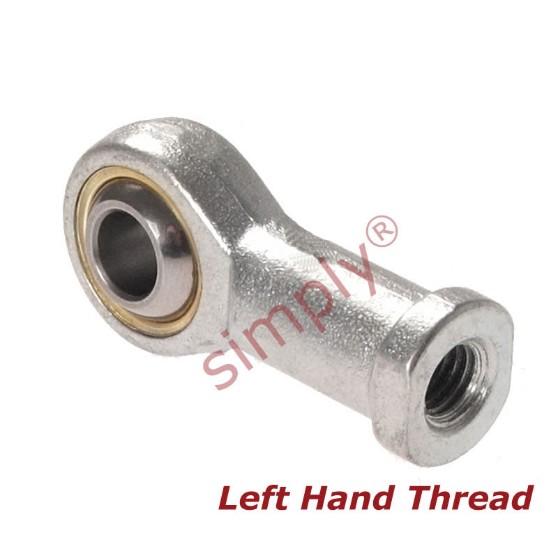 Branded FBL-04 Left Hand Imperial Steel / Bronze Lined Maintenance Required Plain Female Rod End 1/4 UNF Thread - Allow 7-10 Days