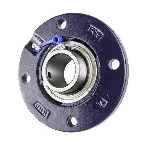 RHP FC2.3/16-RHP Four Bolt Round Cast Iron Flanged Bearing Unit and 2-3/16 inch Insert