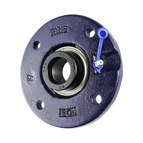 RHP FC15/16DEC-RHP Four Bolt Round Cast Iron Flanged Bearing Unit and 15/16 inch Insert