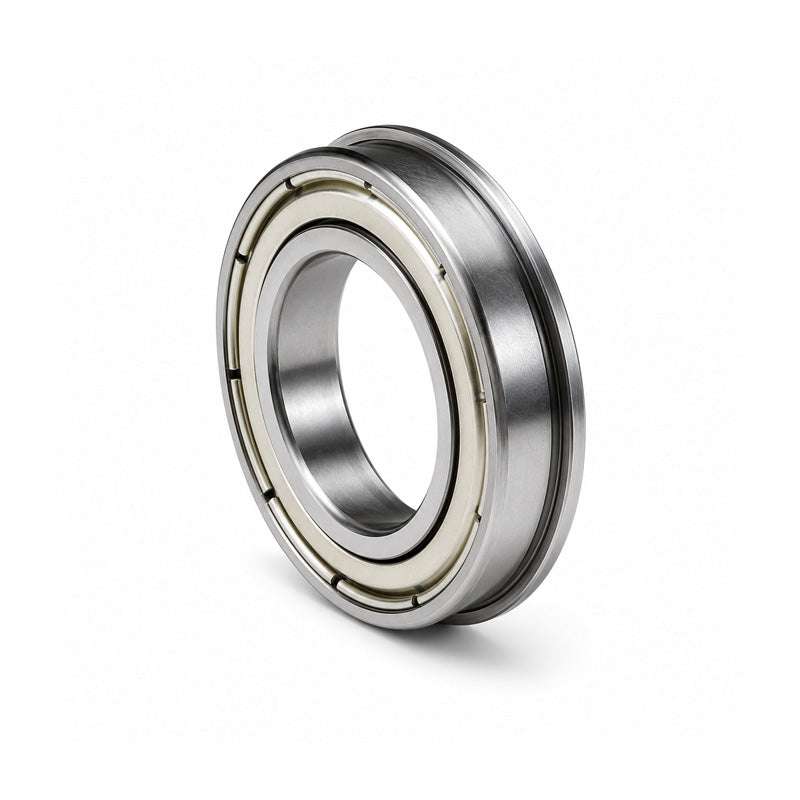 F6801ZZW7 Budget Metal Shielded Flanged Thin Section Deep Groove Ball Bearing 12x21x7mm