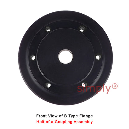 Major Brand F100B Drive Coupling Pilot Bore Max Bore 80mm